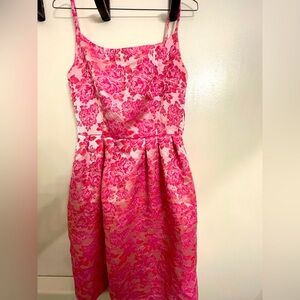 ASOS pink midi dress size 10